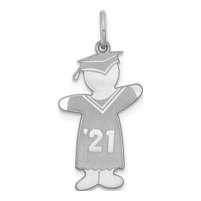 Sterling Silver Class of Boy Charm