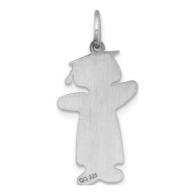 Sterling Silver Class of Girl Charm – view 3