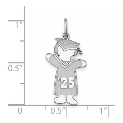 Sterling Silver Class of Girl Charm – view 4