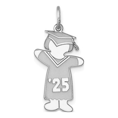 Sterling Silver Class of Girl Charm