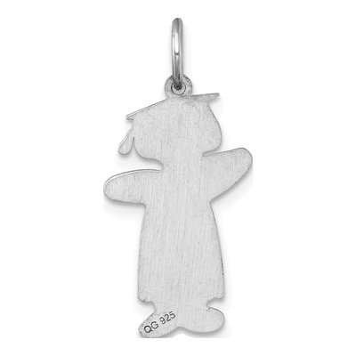 Sterling Silver Class of Girl Charm – view 3