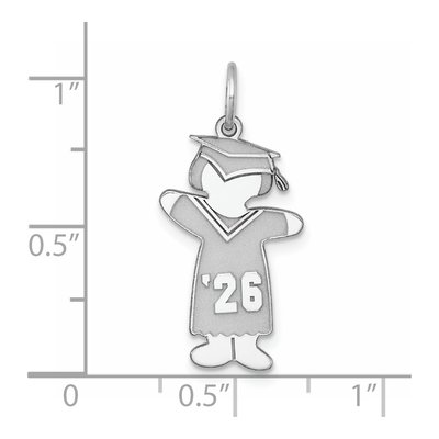 Sterling Silver Class of Girl Charm – view 4