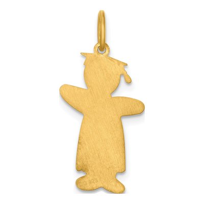 Gold-Plated Sterling Silver Class of Boy Charm – view 4