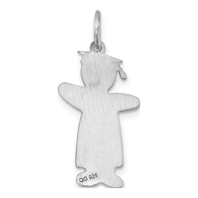 Sterling Silver Class of Boy Cuddle Charm – view 3