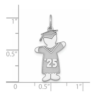 Sterling Silver Class of Boy Cuddle Charm – view 4