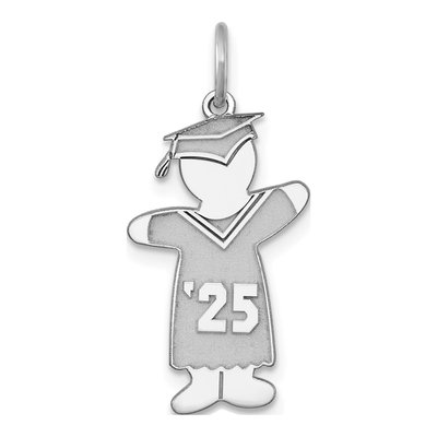 Sterling Silver Class of Boy Cuddle Charm