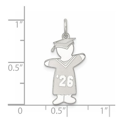 Sterling Silver Class of Boy Cuddle Charm – view 5