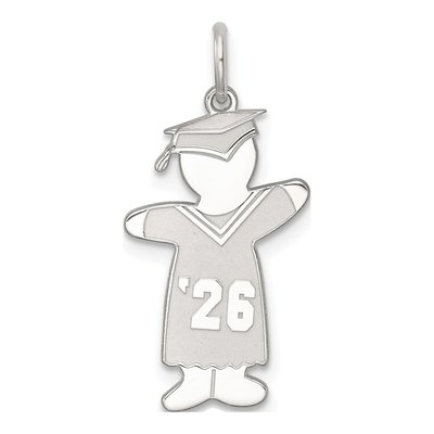 Sterling Silver Class of Boy Cuddle Charm