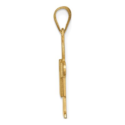 14K Yellow Gold Boy Hugs Charm – view 3