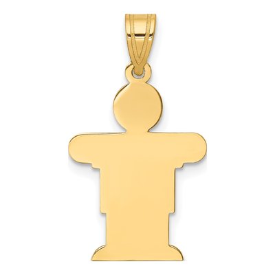 14K Yellow Gold Boy Hugs Charm – view 5