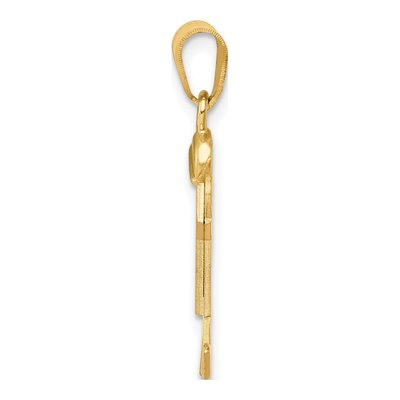14K Yellow Gold Boy Charm – view 3