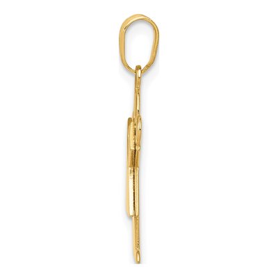 14K Yellow Gold Girl Charm – view 2