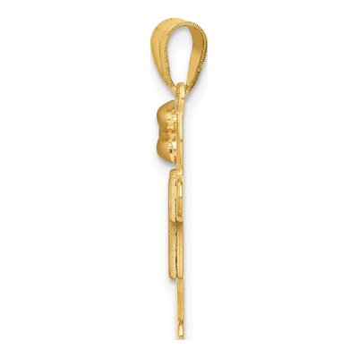 14K Two-Tone Gold Girl Charm – view 3