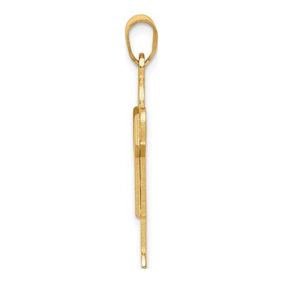 14K Yellow Gold Boy Pendant – view 3