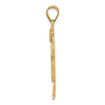14K Two-Tone Gold Boy Charm – view 3