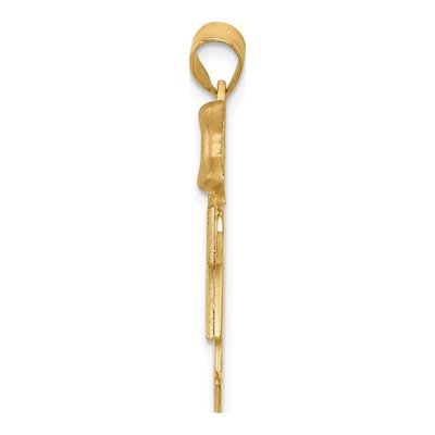 14K Two-Tone Gold Girl Charm – view 2