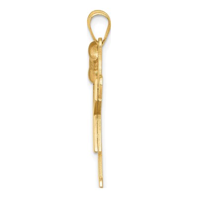 14K Two-Tone Gold Girl Charm – view 3