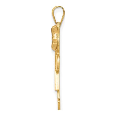 14K Two-Tone Gold Girl Charm – view 3