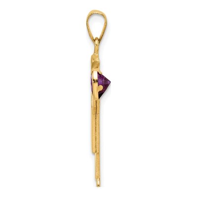 14K Yellow Gold Boy Kiss Charm – view 3