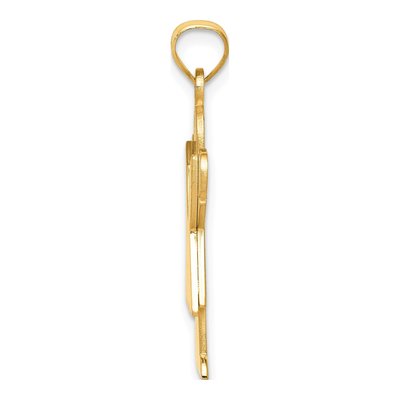 14K Yellow Gold Girl Charm – view 3