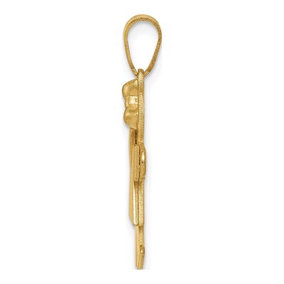 14K Yellow Gold Girl Charm – view 3