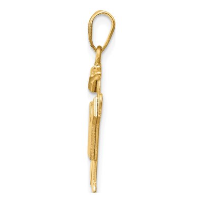 14K Yellow Gold Boy Charm – view 3
