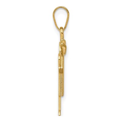 14K Yellow Gold Boy Charm – view 3