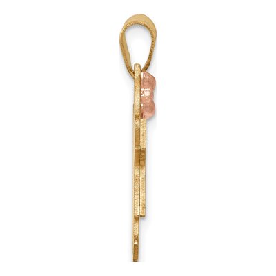 14K Two-Tone Gold Girl Charm – view 3