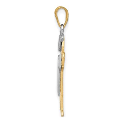 14K Two-Tone Gold Boy Kiss Charm – view 3
