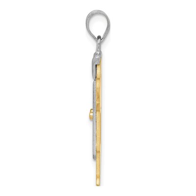 14K Two-Tone Gold Boy Charm – view 3