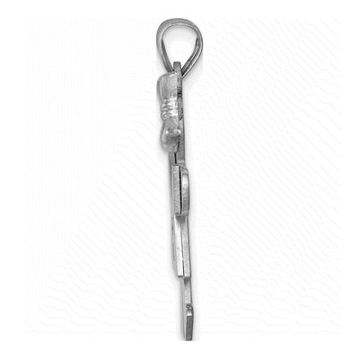 14K White Gold Diamond Kids Girl Charm – view 2