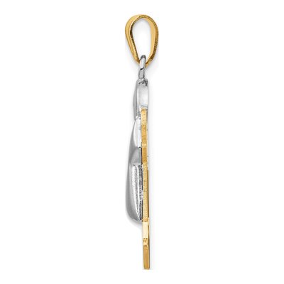 14K Two-Tone Gold Boy Charm – view 2