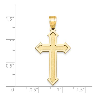 14K Yellow Gold Passion Cross Pendant – view 4