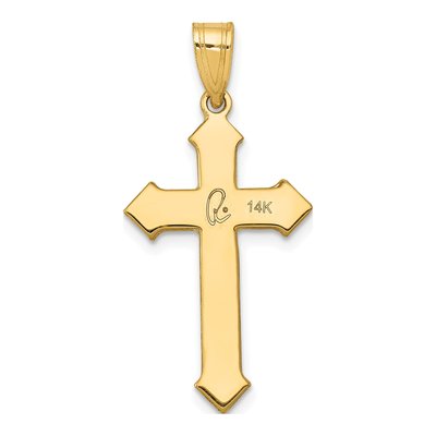 14K Yellow Gold Passion Cross Pendant – view 5