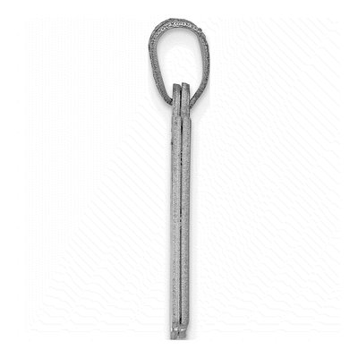 14K White Gold Chai Pendant – view 3