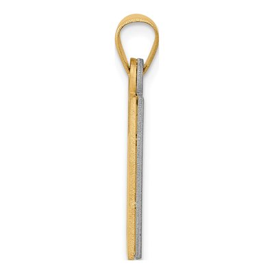 14K Two-Tone Gold Chai Charm – view 3