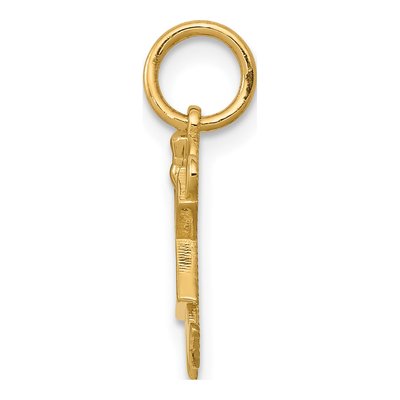 14K Yellow Gold Mini Girl Joy Pendant – view 3