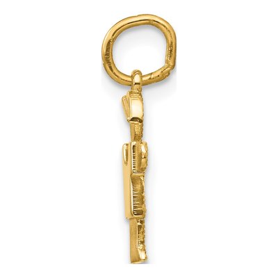 14K Yellow Gold Mini Boy Hugs Charm – view 3