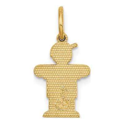 14K Yellow Gold Mini Boy Hugs Charm – view 4