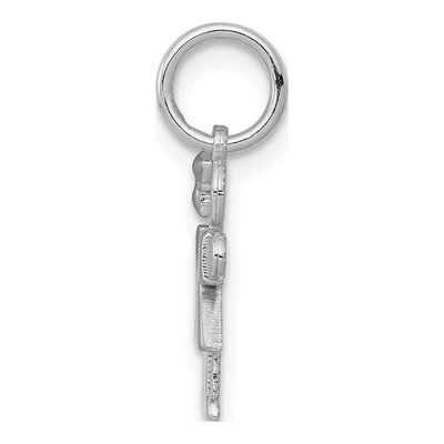 14K White Gold Mini Girl Hugs Charm – view 3