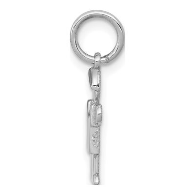 14K White Gold Mini Boy Hugs Charm – view 3
