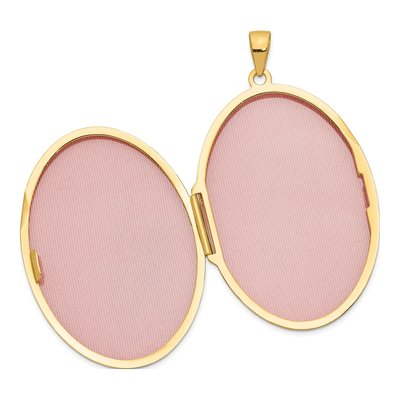 14K Yellow Gold Oval Locket – view 5