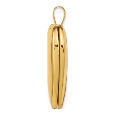 14K Yellow Gold Heart Locket – view 3