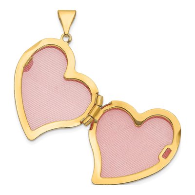 14K Yellow Gold Heart Locket – view 5
