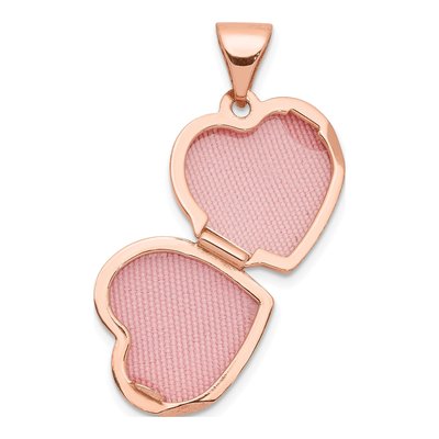 14K Rose Gold Heart Locket – view 5