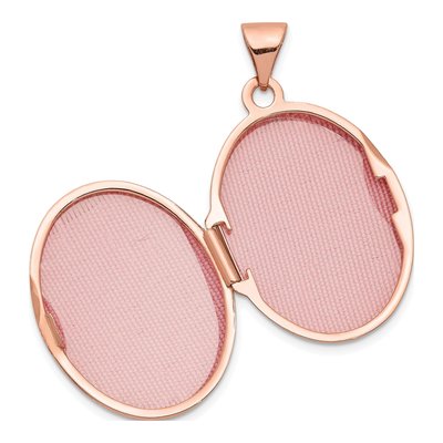 14K Rose Gold Oval Locket – view 5