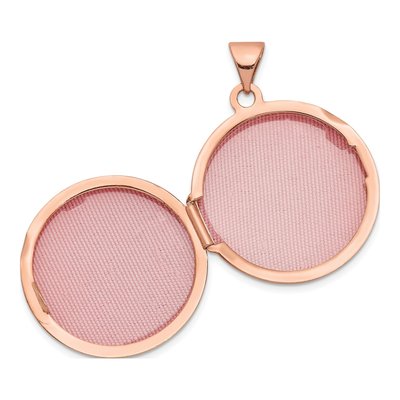 14K Rose Gold Round Locket – view 5