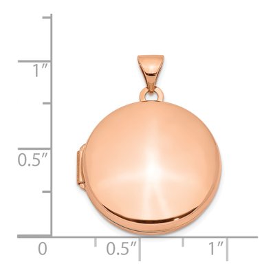 14K Rose Gold Round Locket – view 6
