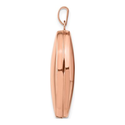 14K Rose Gold Oval Locket – view 3