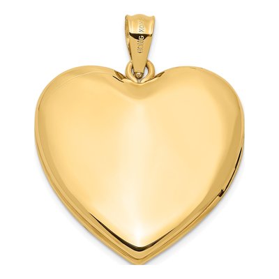 14K Yellow Gold Diamond Star Ash Holder Heart Locket – view 4